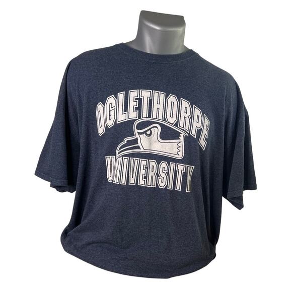 Men's Oglethorpe University Stormy Petrels Blue T-Shirt Size XXL - Picture 1 of 7